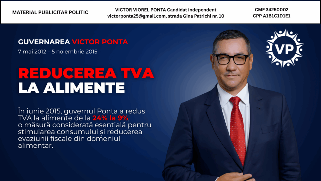 Reducerea TVA la alimente (2015)